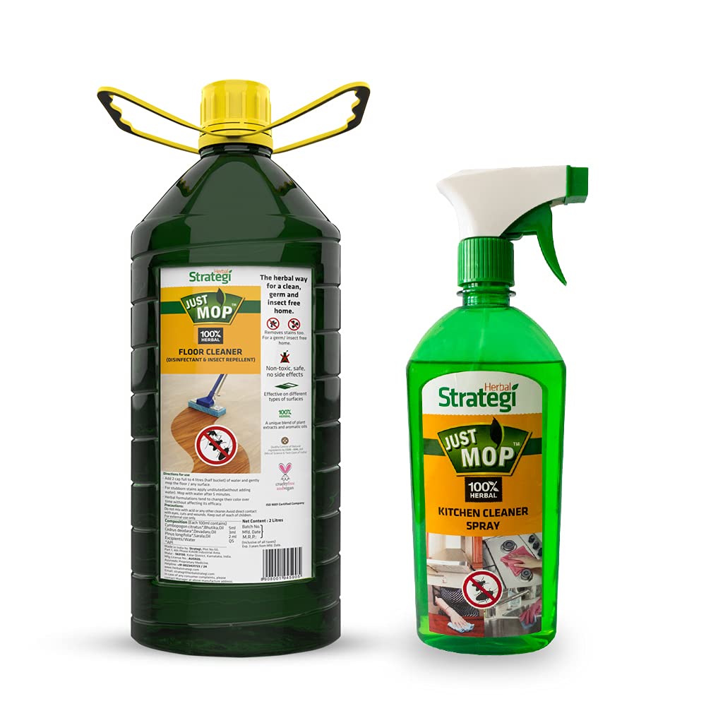 This Herbal Floor Cleaner and Insect Repellent is Non-Toxic and biodegradable. It acts as a natural disinfectant and repels bugs and Insects.