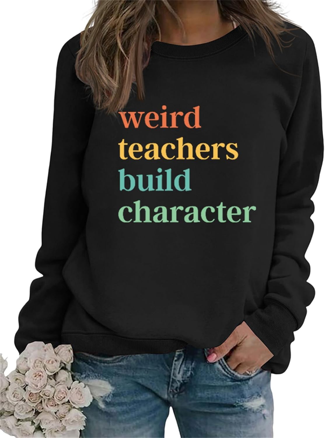 Teacher Sweatshirt Womens (Size: XL)