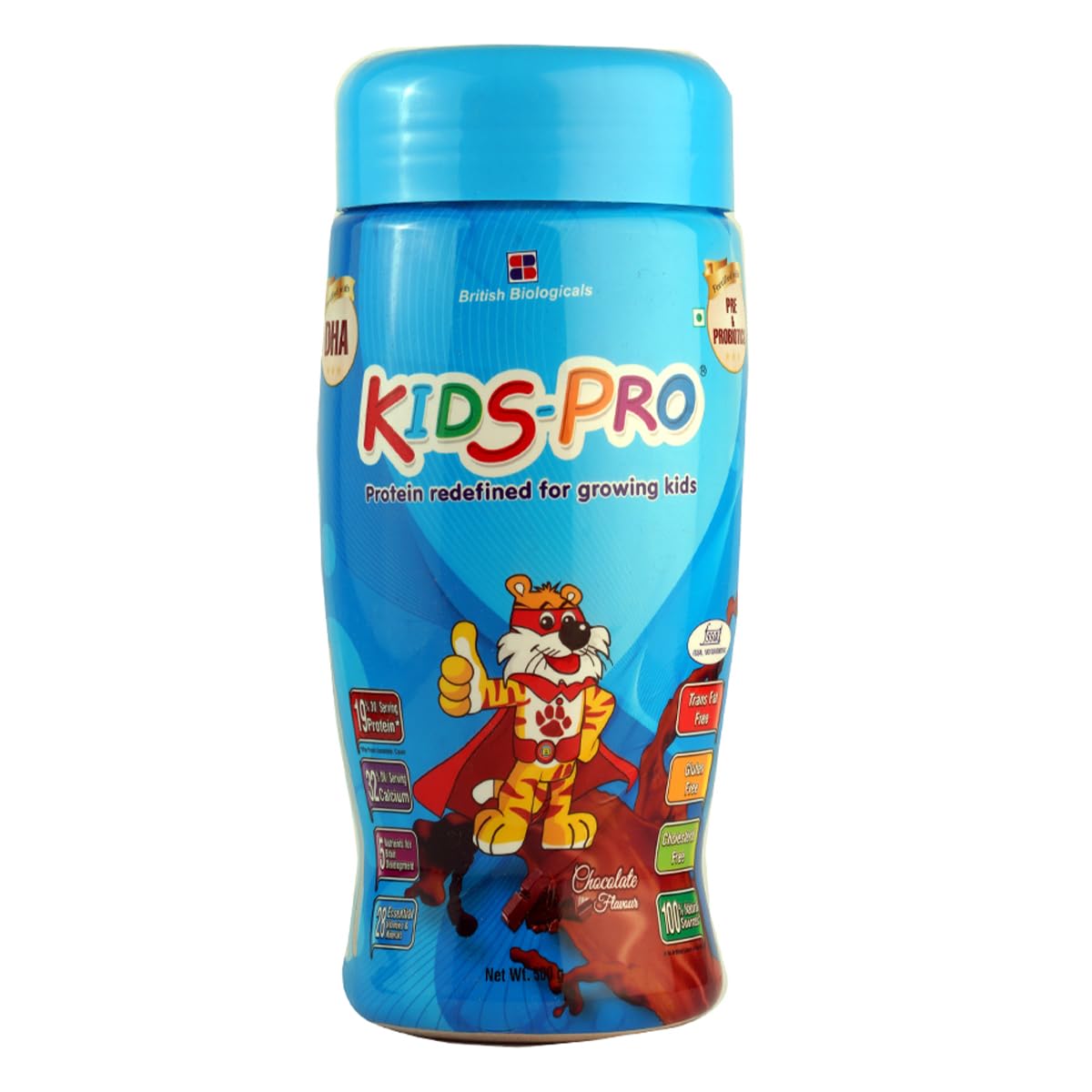 Kids-Pro Chocolate - Bottle of 500g Powder