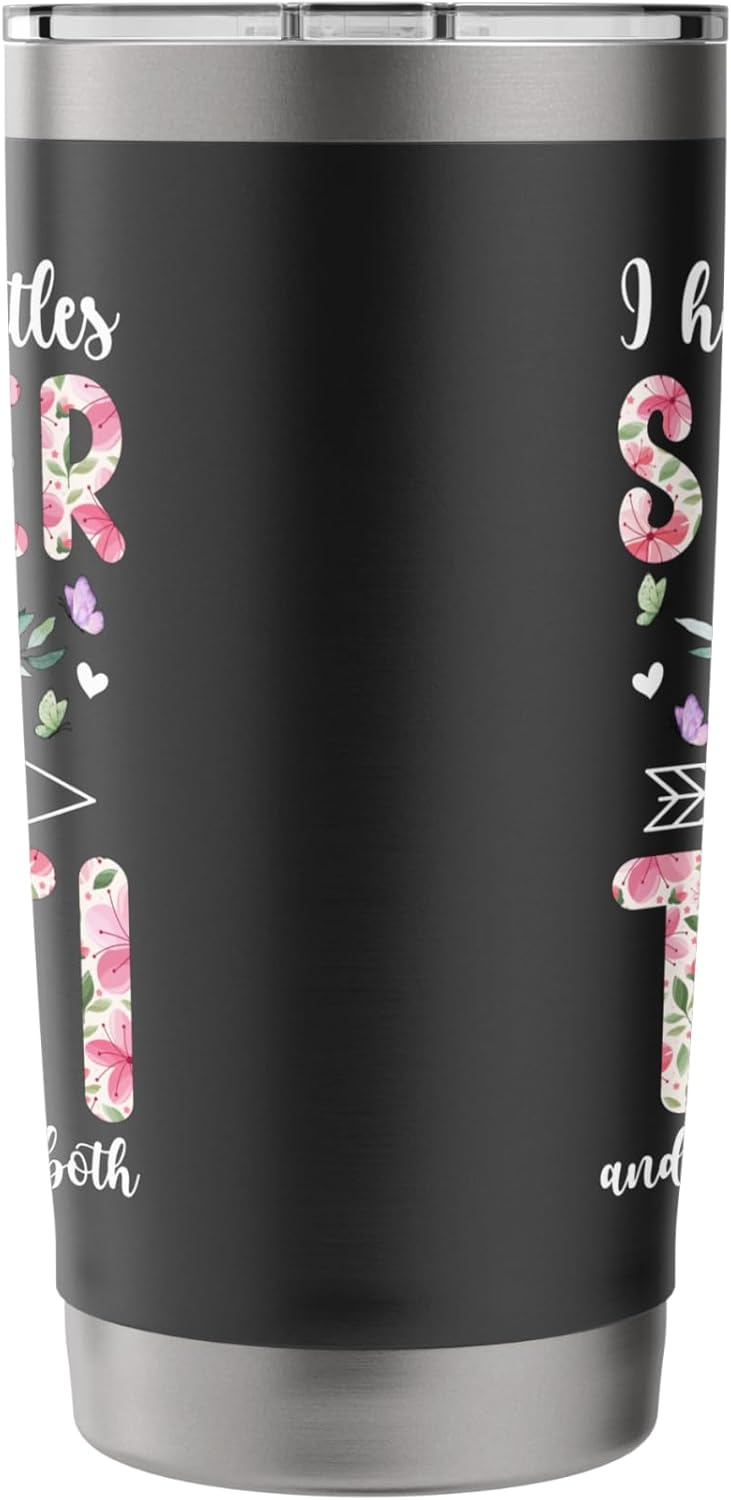 Sister And Titi Aunt Appreciation Titi Auntie Stainless Steel Insulated Tumbler - Image 2