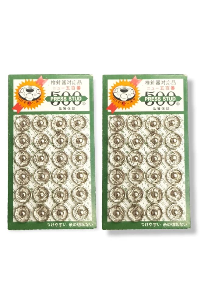 48 Piece-Press Stud Buttons Metal Snap Fasteners Sew On Snap Buttons (8.5Millimetre- Silver Color)