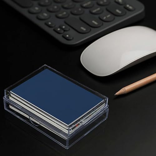 Miniatura 6 de Zonon Funda transparente de 6 piezas, organizador de tarjetas compatible con MTG TCG, funda de plástico para cartas de juego de béisbol, caja de