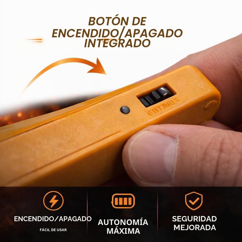 zenda club Kit disparador de fuego de artificio 4 canales - Sistema de encendido inalámbrico recargable - Mando a distancia 50-100 m - Activación rápida para mecha, fumigos, fuentes