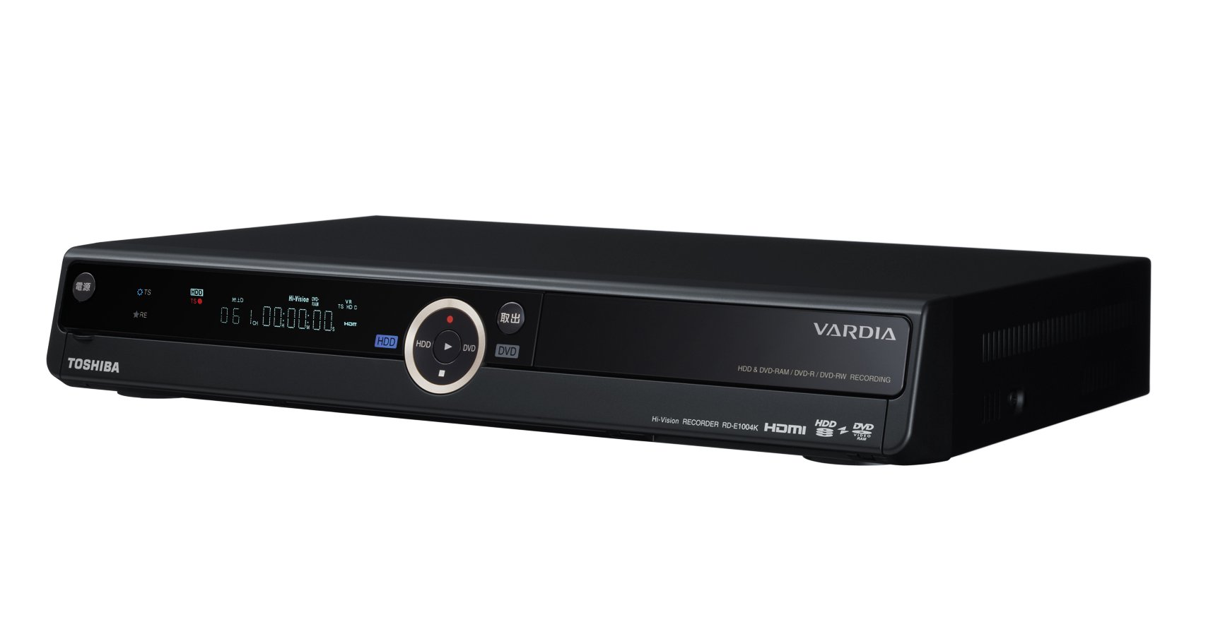 TOSHIBA VARDIA 地上・BS・110度CSデジタルチューナー搭載ハイビジョンレコーダー HDD1TB RD-E1004K