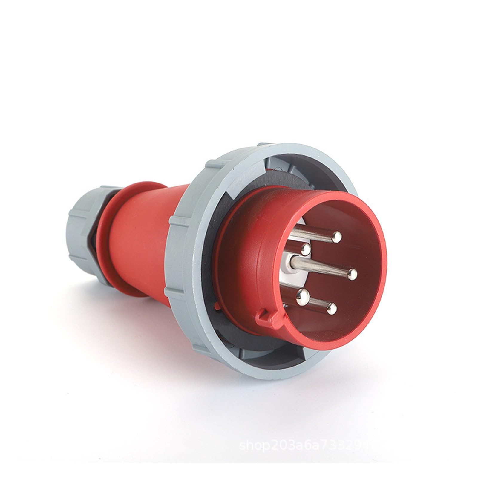 Juego de conectores industriales, 1 conector industrial 5 pines, 16 A, IP67 | Conector for iluminación escenarios centros datos