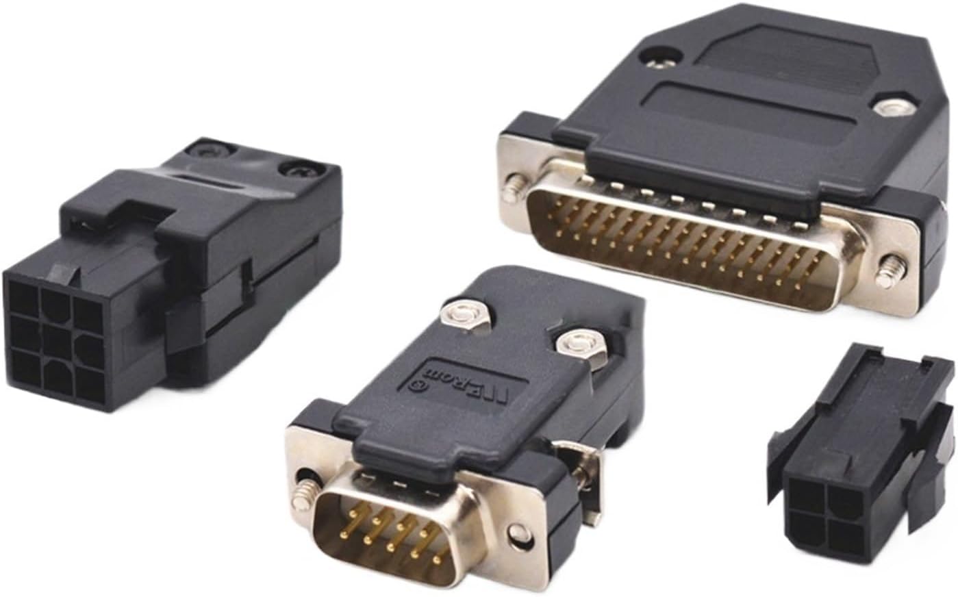B2 Servo Motor CN1 CN2 Signal Control 9 Hole Connector ASDBCNEP0000(CN1 CN2 4P 9P,5pcs)