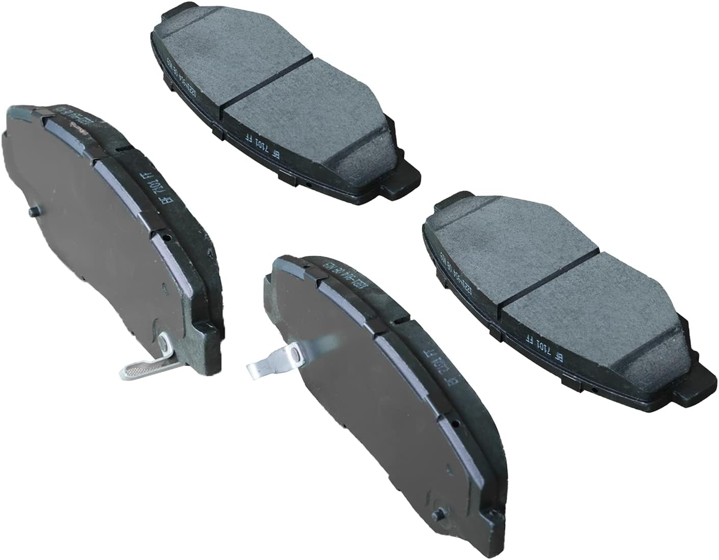 Replacement for Front and Rear Ceramic Brake Pads for Honda Civic 2013-2015 SI & EX Models/CIVIC 2012 SI Models ONLY D914,D537(D914 D537)