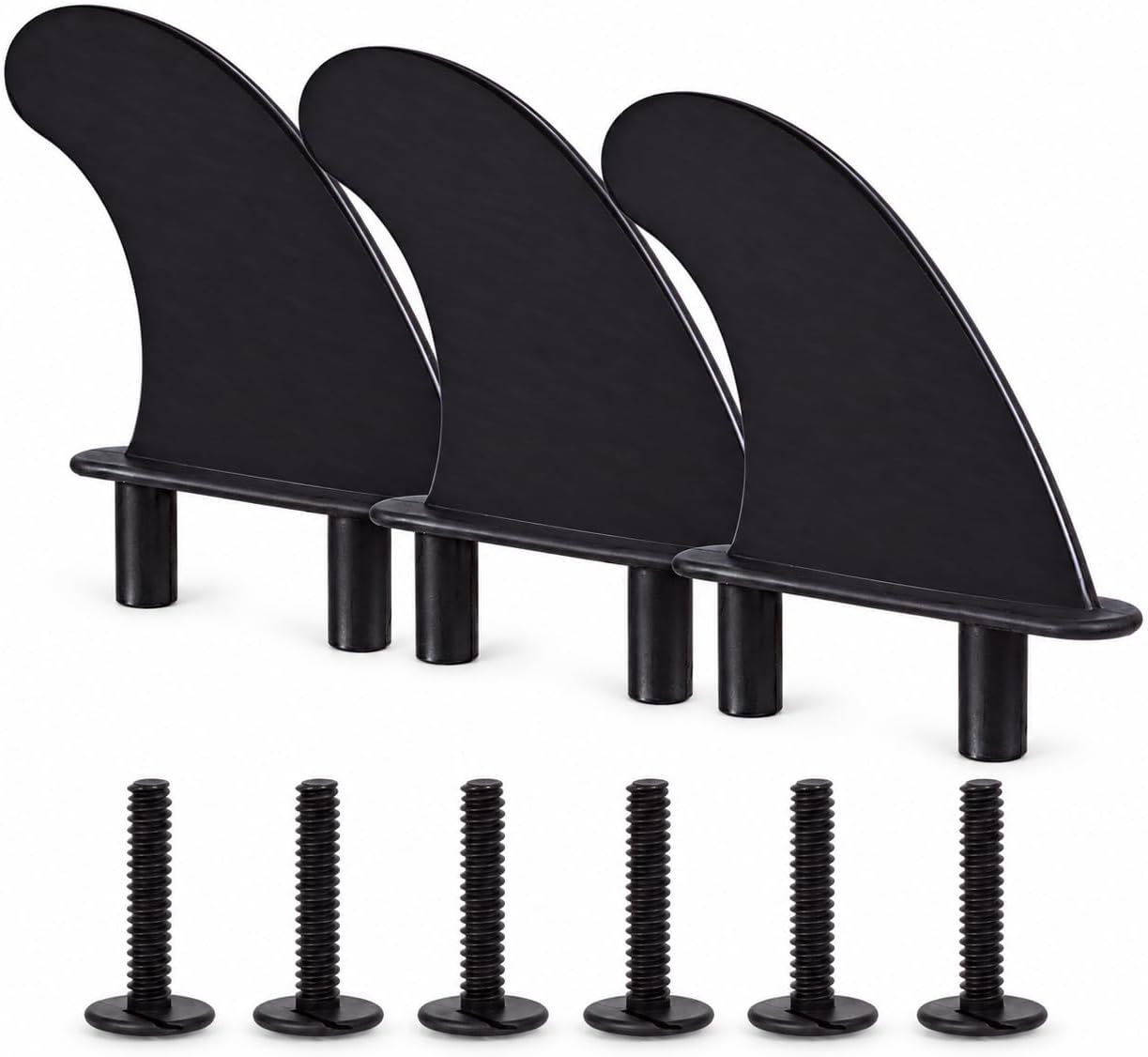 SBS Soft Top Surfboard Fin Set of 3