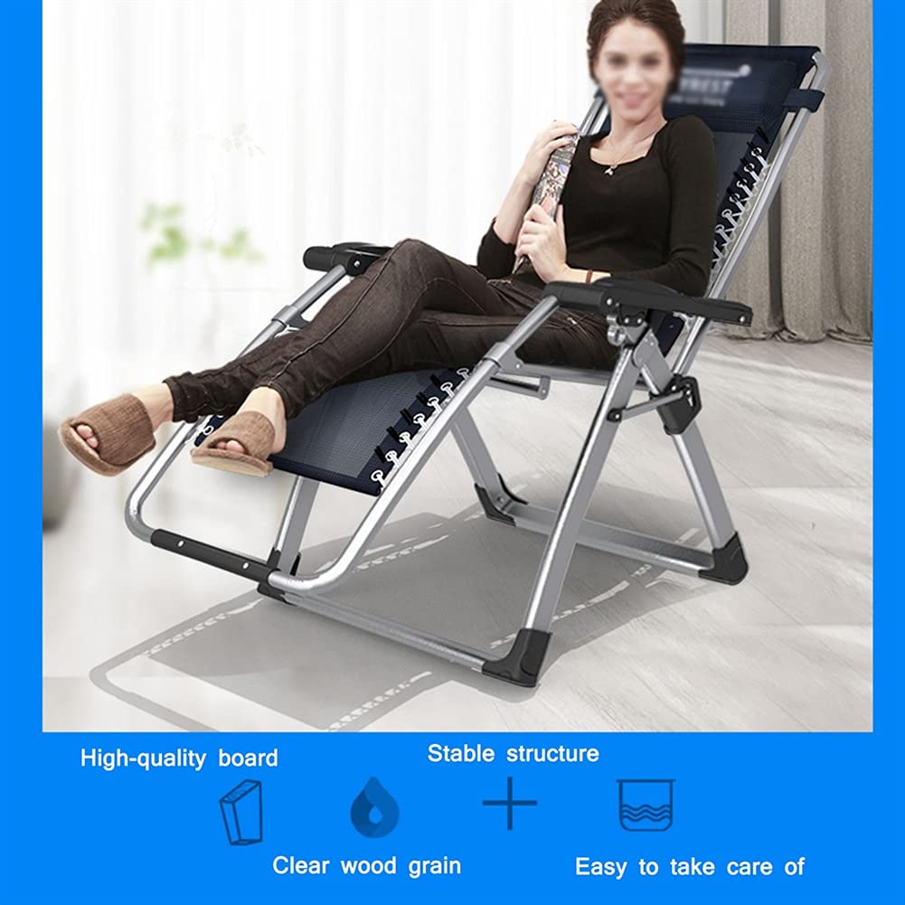 Klappbare Liegen, Freizeit zu Hause, Balkon, Outdoor, einfacher tragbarer Büro-Nickerchenstuhl, Faltbarer Aufbewahrungs-Büro-Klappstuhl, Faltbare Camping-Lounge