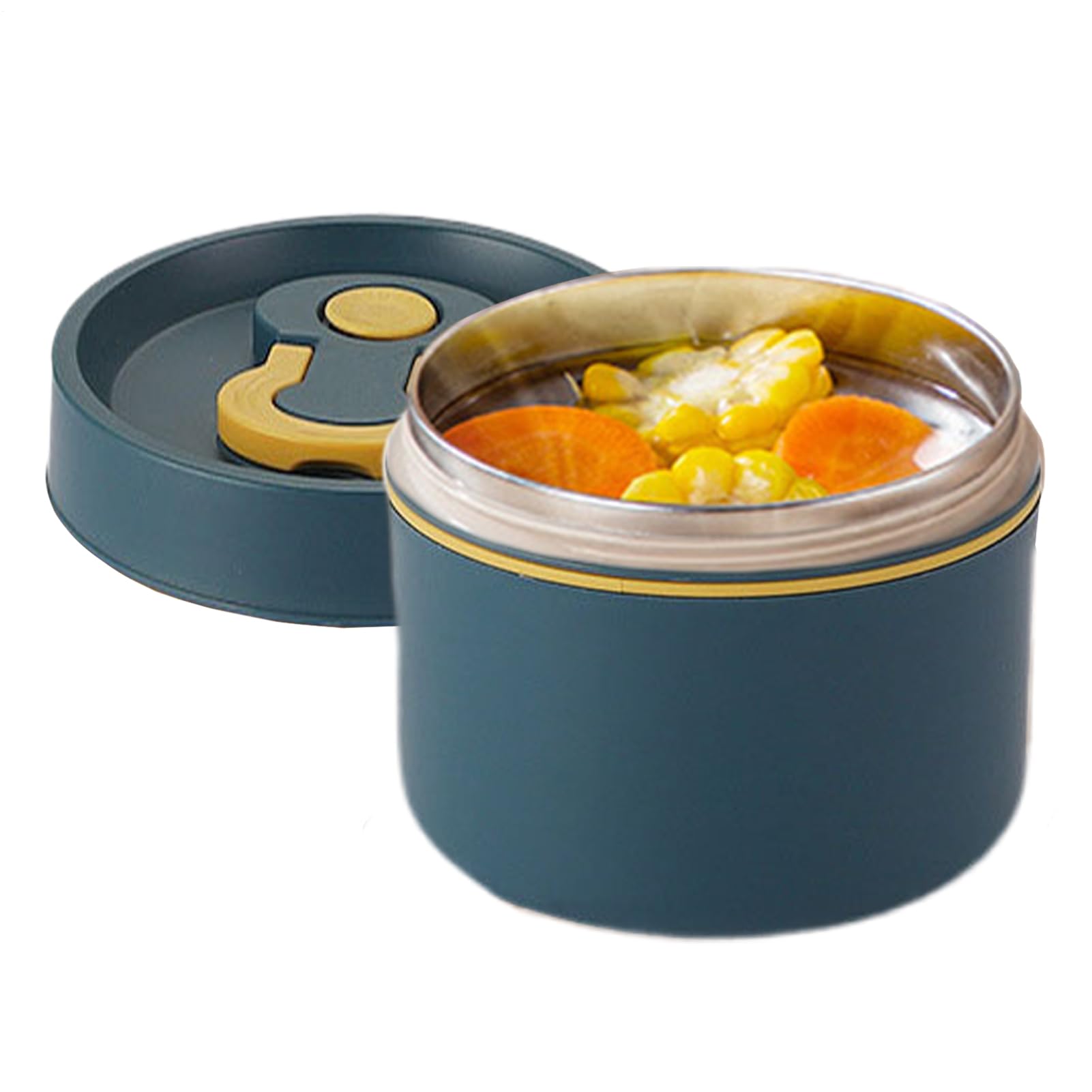 Lunch Box Hot Meal Unit – Warm Dish Transporter, Sealed Serving Vessel, Heat Circulation Feature, Long Tail Mobile Dining Solution | Food Box for Workplace Midday Consumption Used for Warm Meals