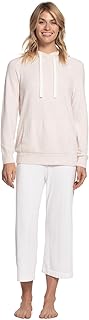 Barefoot Dreams CozyChic Lite Women’s Pullover Hoodie, Travel Sweater