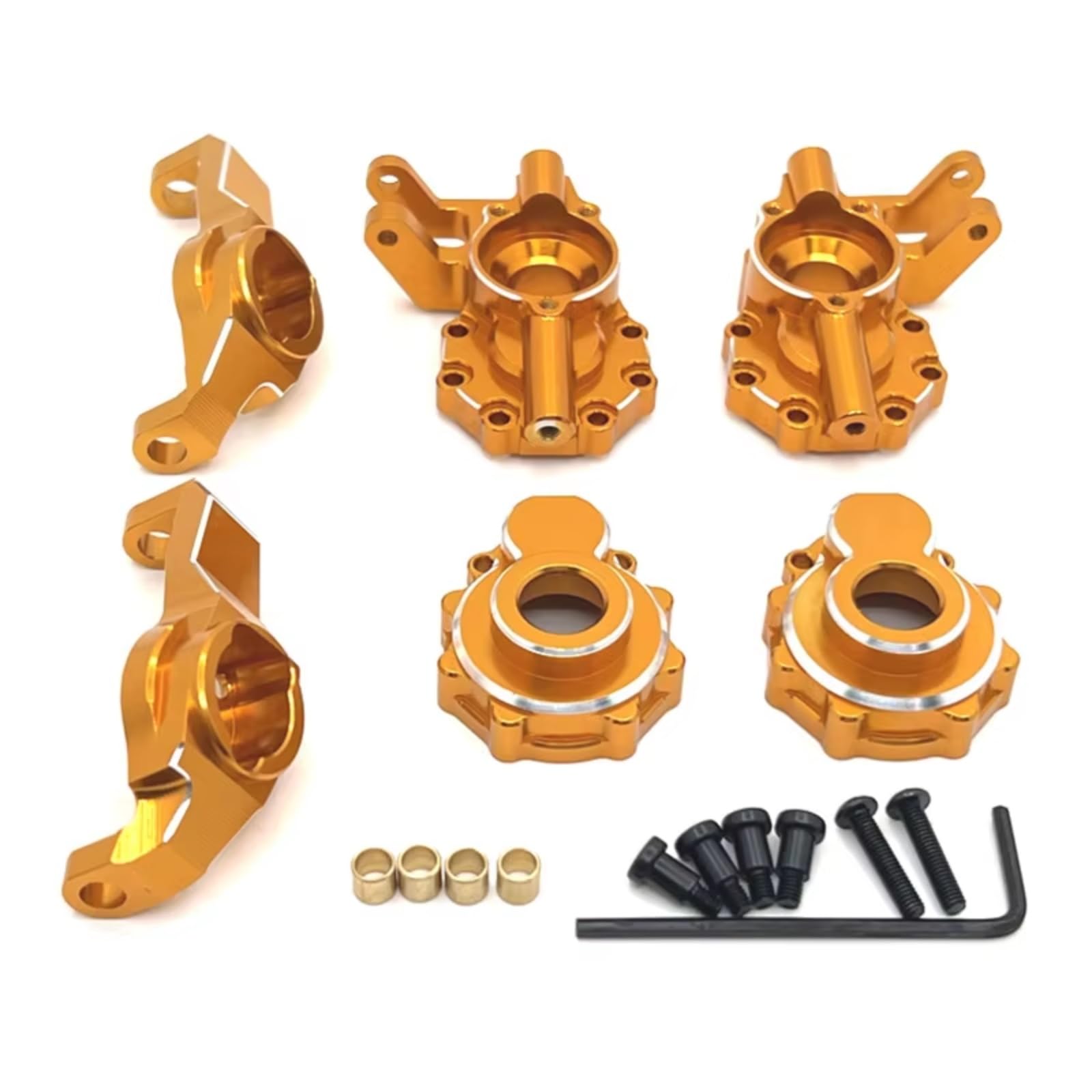 Dla Traxxas Dla Trx4 Dla Trx6 4wd Hb R1001 R1002 R1003 1/10 RC Crawler Car Front Shaft Cup C Steering Cup For Seat Repair Parts (Yellow)