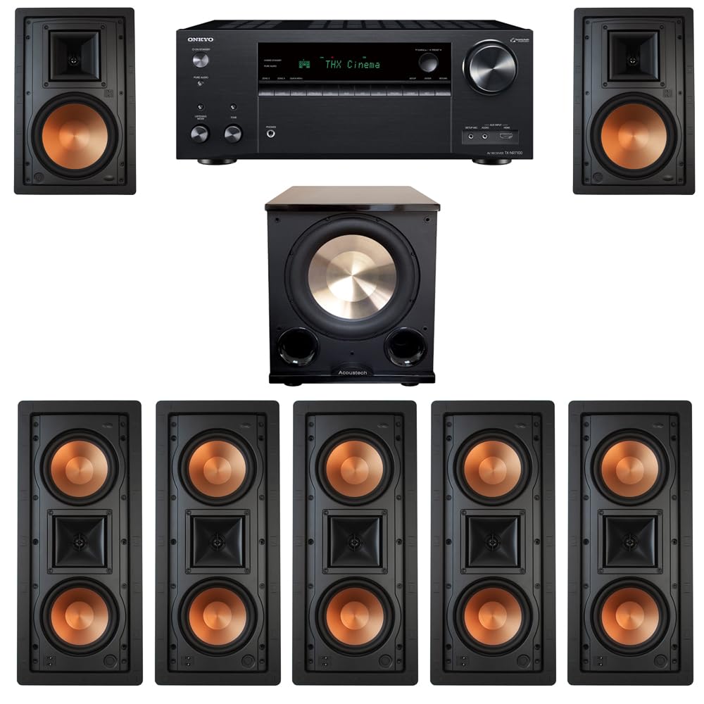 Klipsch Cdt-5800-c Ii Atmos Klipsch In-Wall System With R