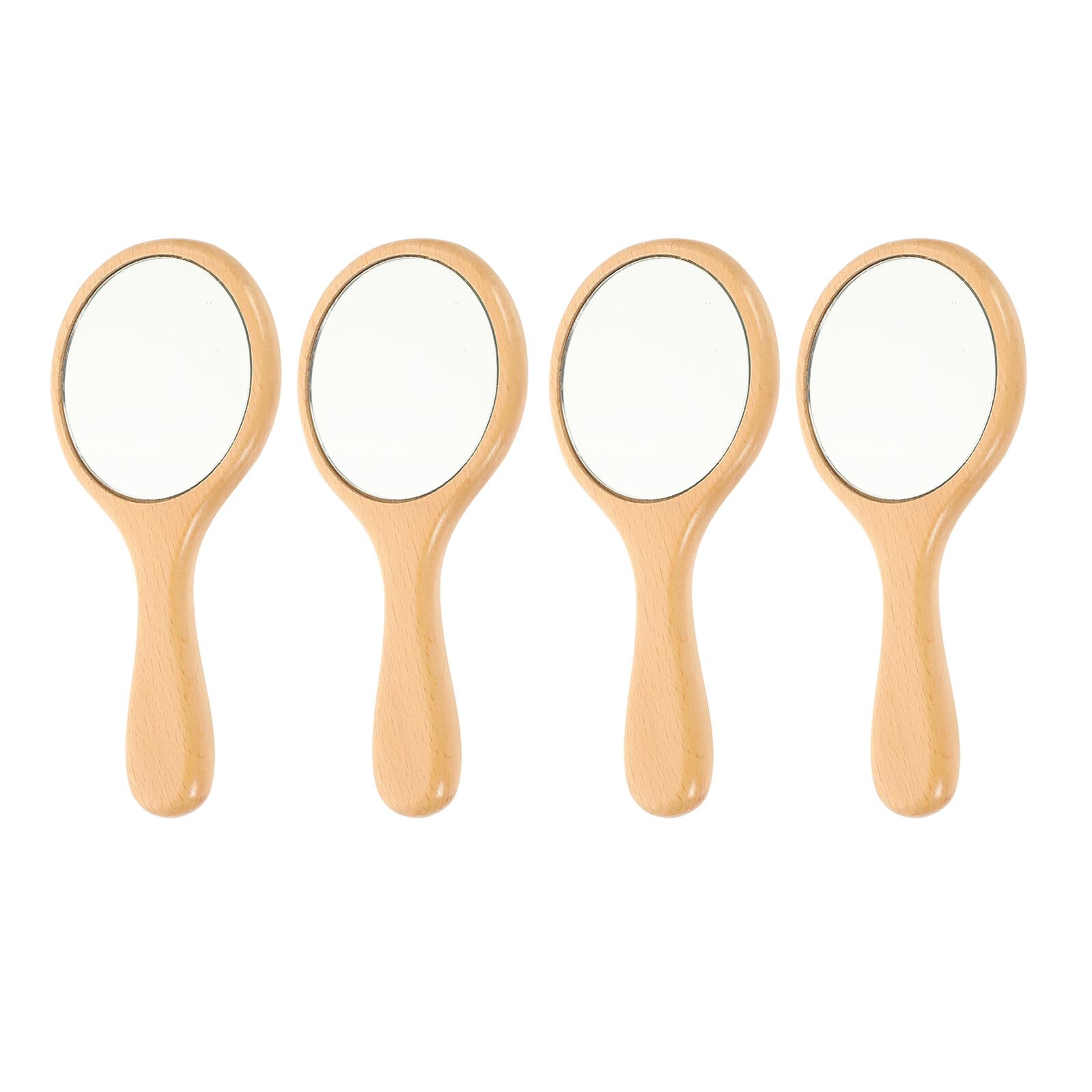 Miroir de voyage pour le maquillage quotidien avec manche ergonomique