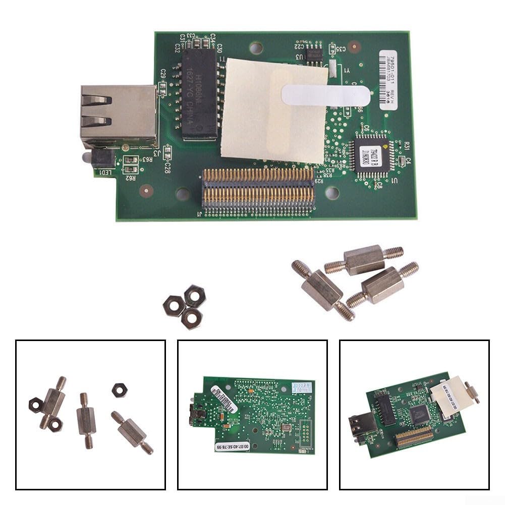 Scheda di rete interna del server di stampa 79823 79501-011 per Zebra ZM400 ZM600 Ethernet LAN Adapter Module Scheda di rete cablata Circuito Scheda di rete Ufficio pezzo di ricambio
