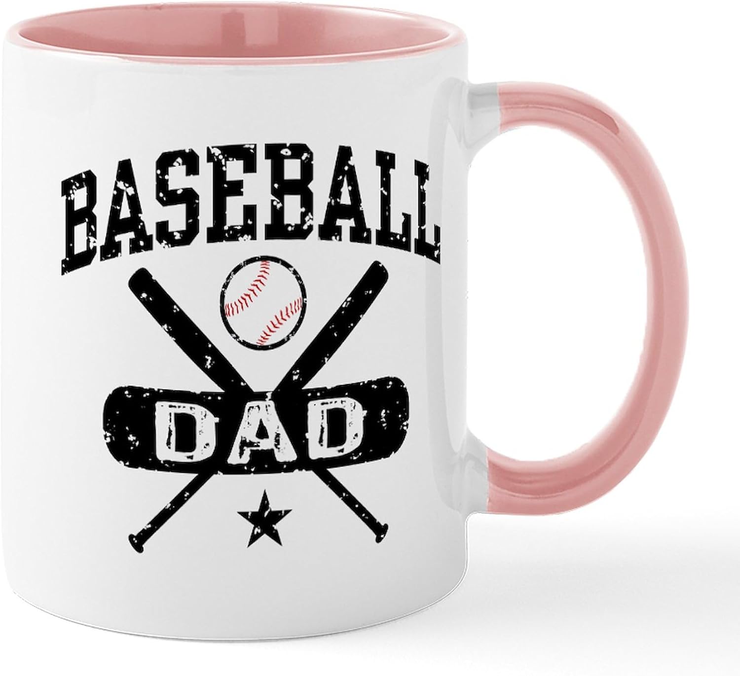 CafePress Baseball Dad Mug 11 oz (325 ml) Ceramic Coffee Mug
