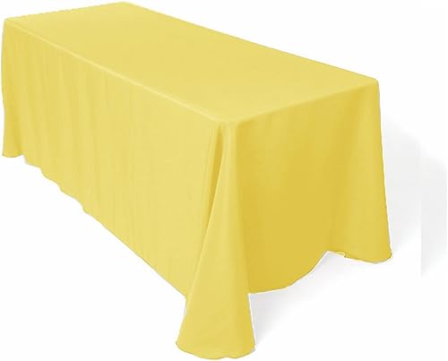 Mantel rectangular de poliéster (89.8 x 152.0 in), color marrón