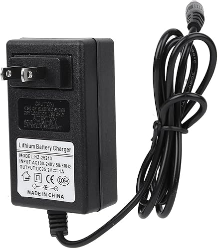 Miniatura 7 de Adaptador de pistola de masaje AC DC 100 a 240V Pistola muscular Cargador Adaptador Cable de alimentación (25.2 V)