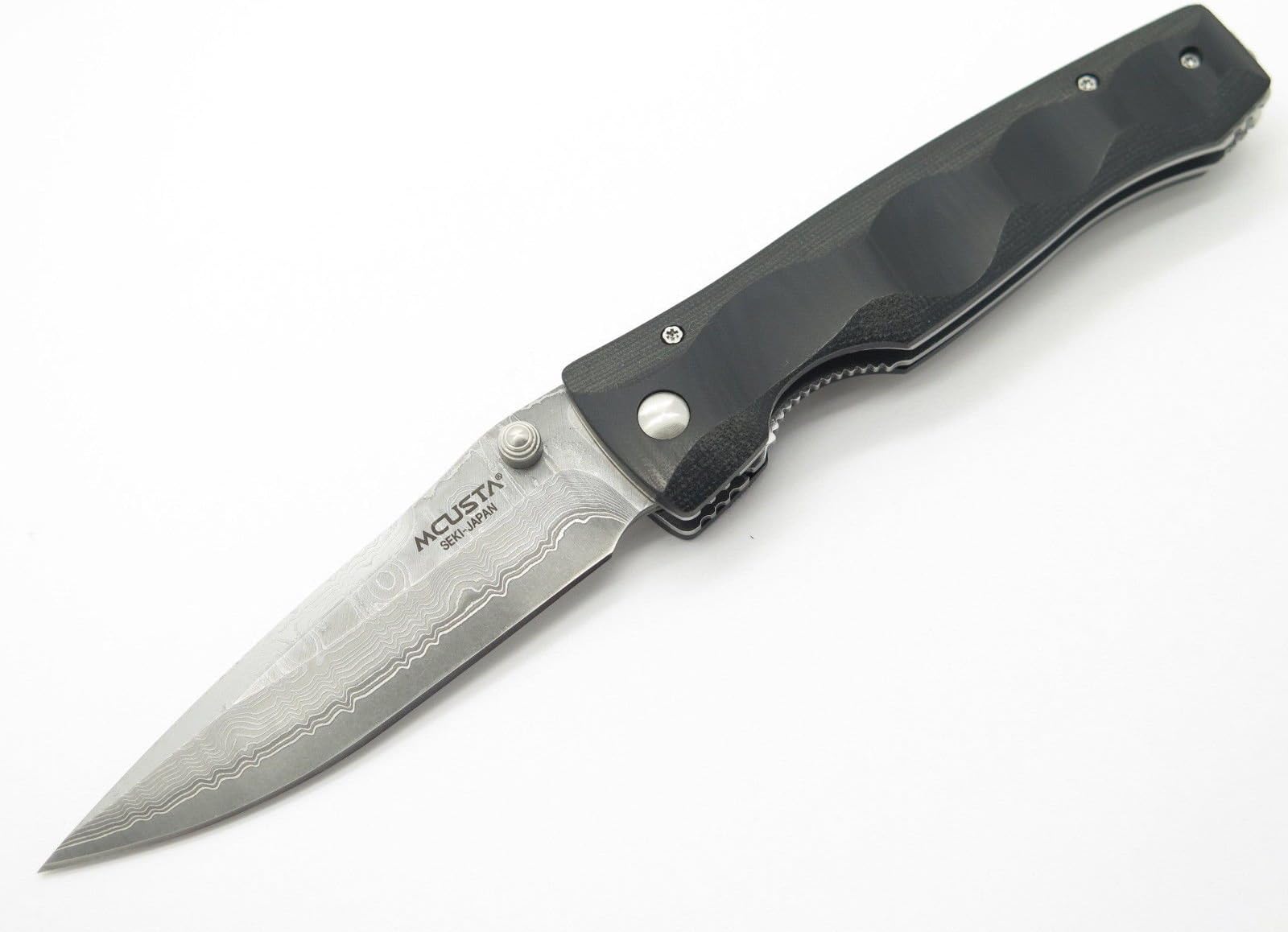 Mcusta Seki Japan Tactility Elite MC-0121D Micarta VG-10 Damascus Folding Knife
