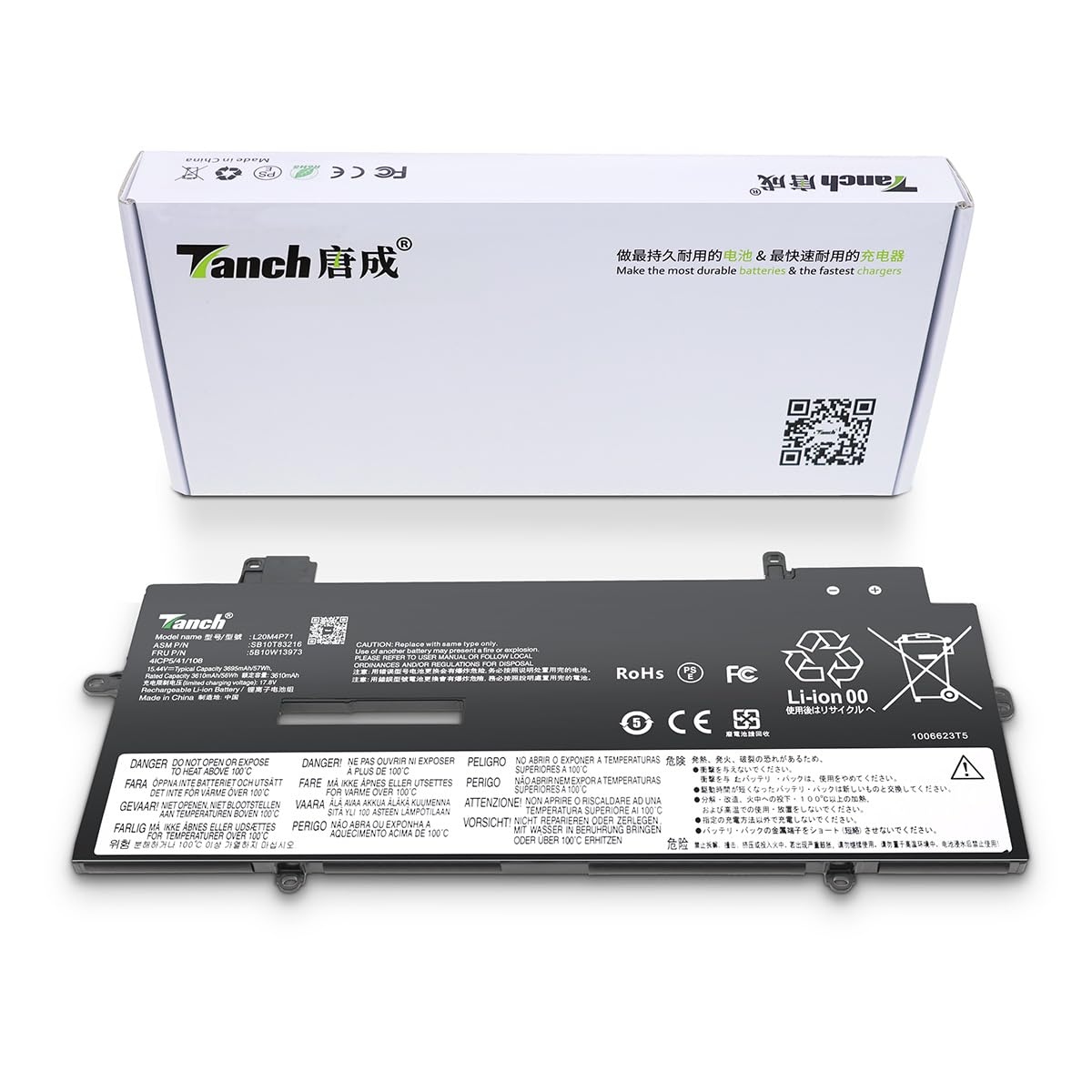 Laptop Akku L20C4P71 L20M4P71 5B10W13975 SB10T83217 L20L4P71 für Lenovo ThinkPad X1 Carbon Gen 10 Gen 9-20XW00K0YA ThinkPad X1 Yoga Gen 6 15.44V 3695mAh/57Wh