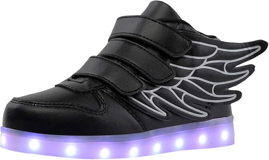 Générique Baskets Montantes LED USB Rechargeables
