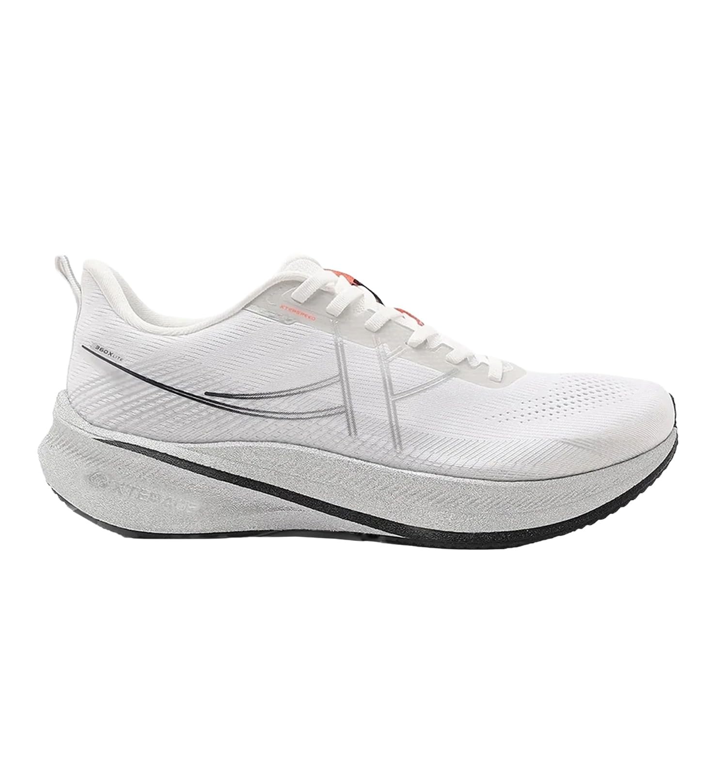 XTEP Men's ACE Running Shoes with Professional Carbon Fiber Plate | Elite High-Rebound Cushioning Athletic Sports Shoes | Breathable Jacquard Upper & X-Grain Grip-image-8