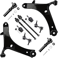 Vista 653 de Detroit Axle - Kit de suspensión frontal de 10 piezas para Dodge Avenger 2008-2014, Chrysler Sebring 2007-2010, 2 brazos de control inferiores, 2