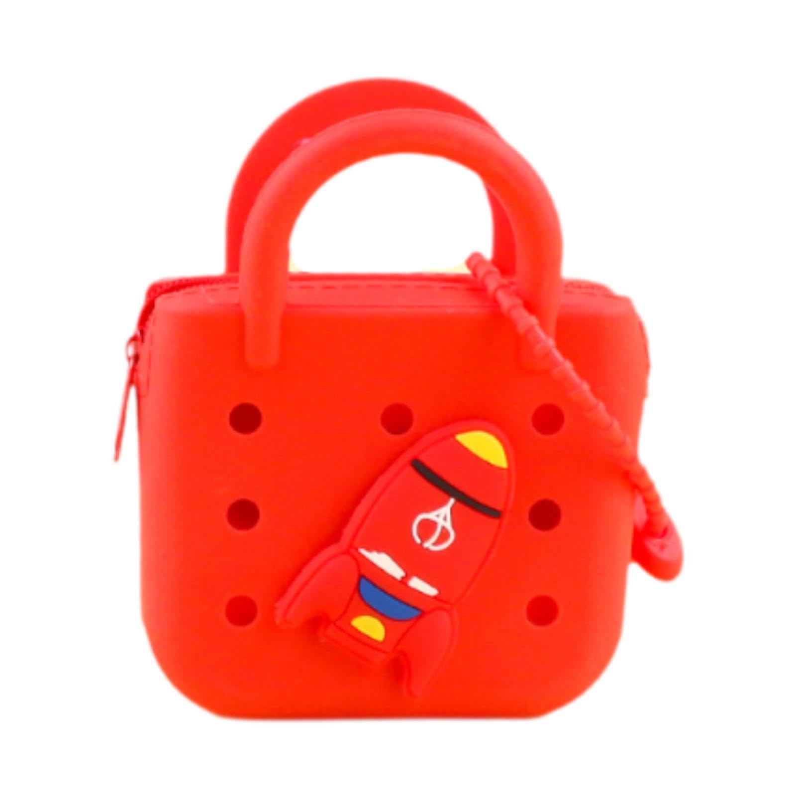 Little Purse Portable Compact Present for s Washable Kids Purse Red Rocket-image-12