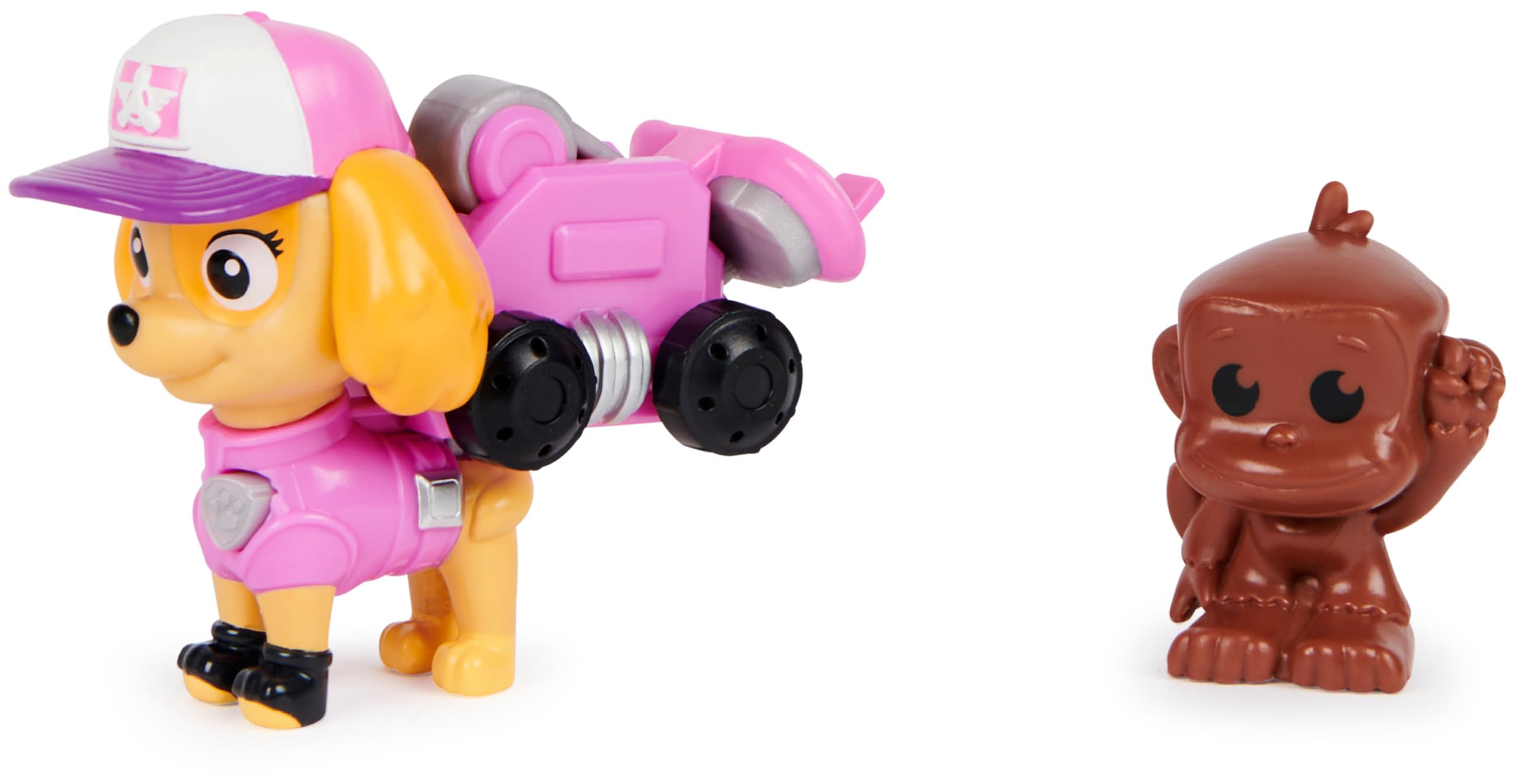 Big Truck Pups Skye Action Figure with Clip-on Rescue Drone, Command Center Pod and Animal Friend Kids Toys for Ages 3 and up