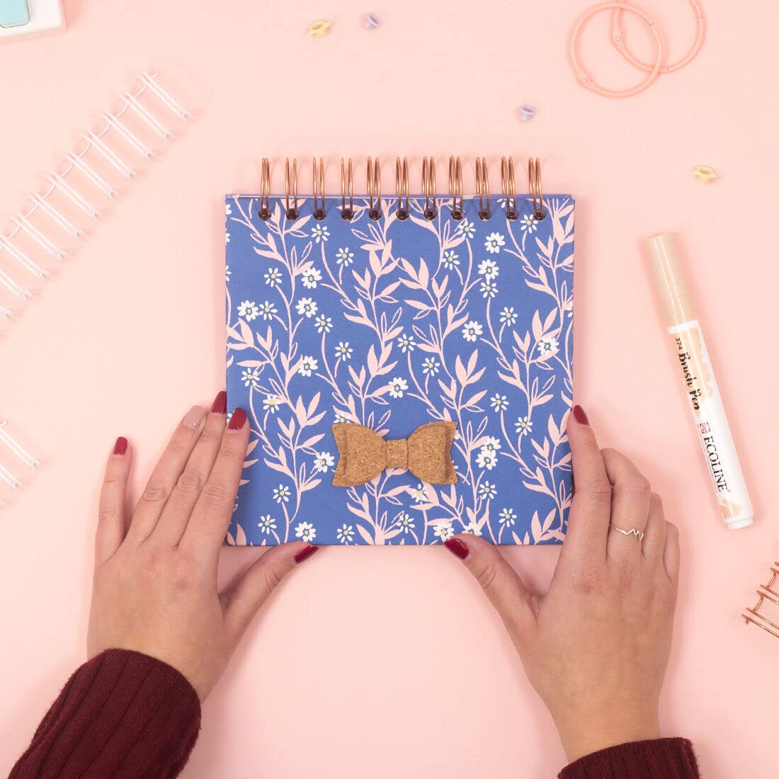 Craftelier - Kit de 2 Espirales de Anillas Dobles para Encuadernar Álbumes, Cuadernos, Agendas o Calendarios | Ideal para Proyectos de Scrapbooking y Manualidades | Ø 3,17 cm (1.25") - Color Plata
