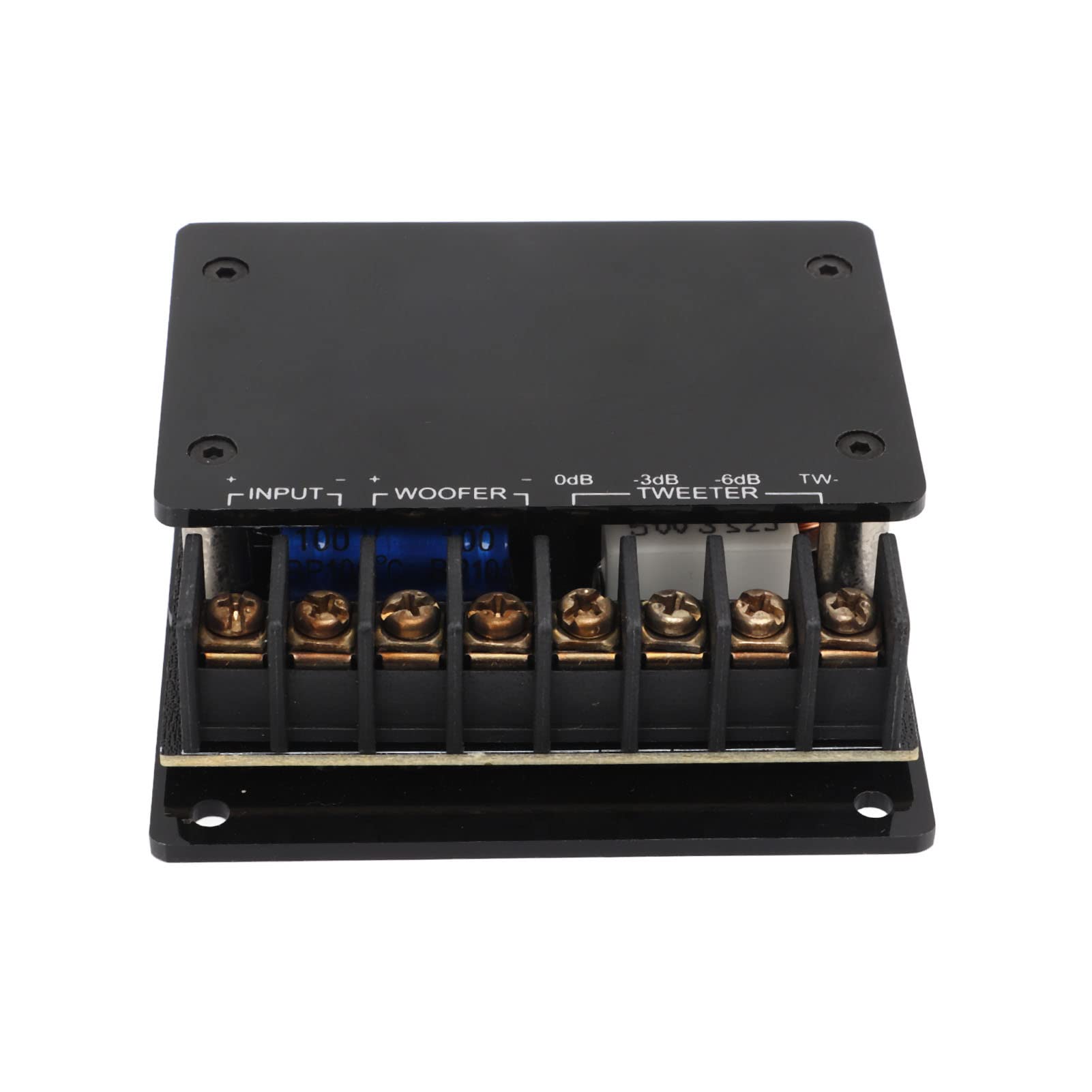 Keenso Crossover 2 Vie ABS Metallo Audio Crossover 120W Max, Protezione