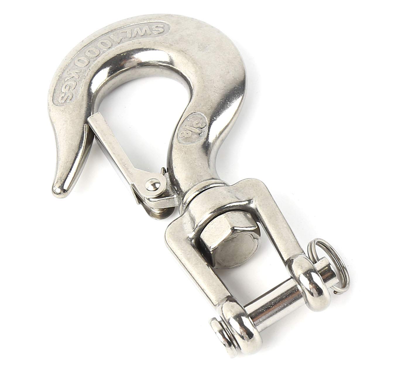 Buy Slip Hook,FineUwork 304 Stainless Steel Clevis Hook Safety Hook