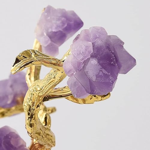 Miniatura 5 de WYKDD Adorno chino de calabaza de amatista, accesorios para el hogar, sala de estar, gabinete de vino, TV, entrada, regalo de inauguración de la casa