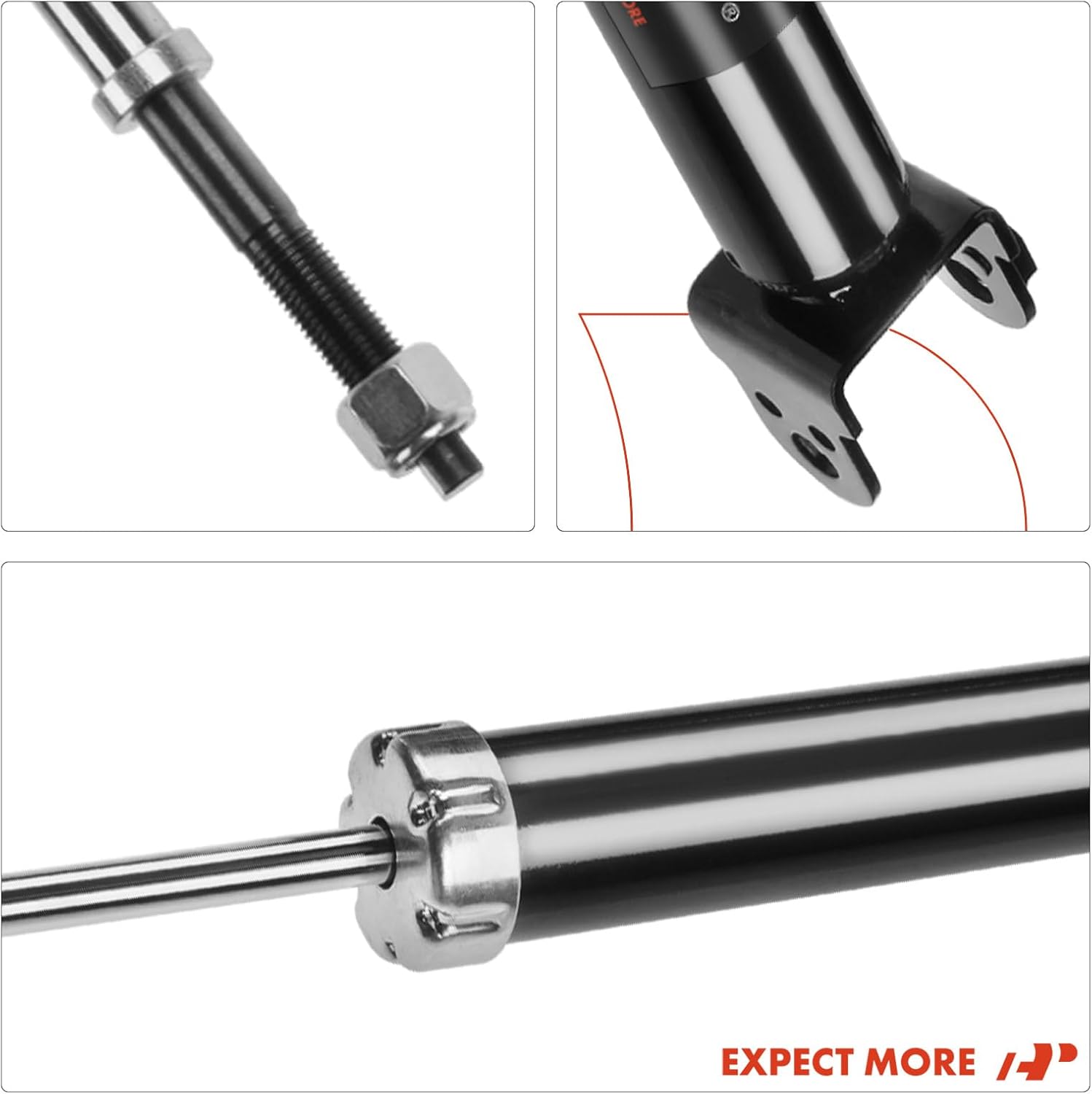 A-Premium Rear Shock Absorber Strut Assembly Compatible with Infiniti G25 2011-2012, G35 2007-2008, G37 2008-2013, Q40 2015, Q60 2014-2015, RWD, 2-PC Set