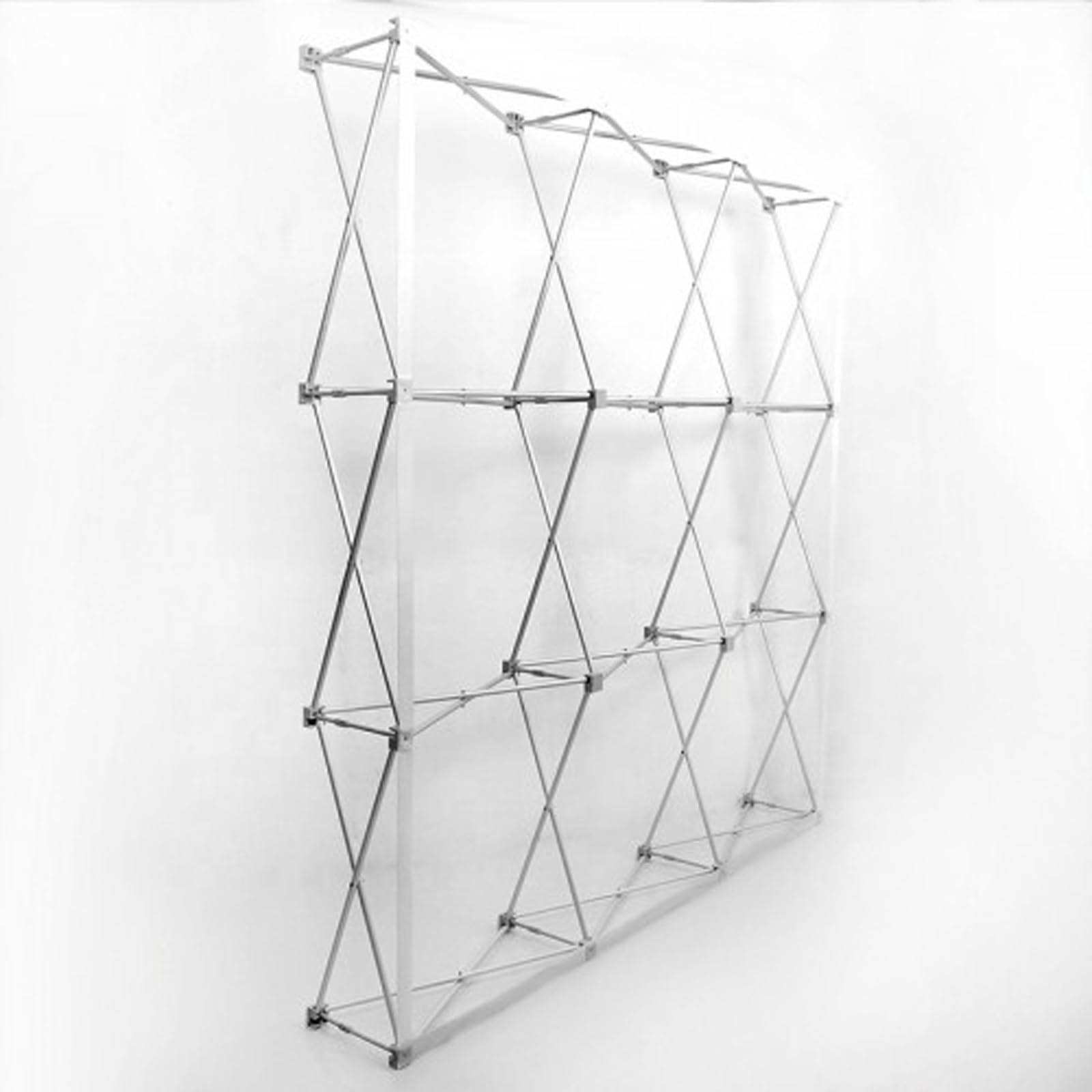 10 'Tension Fabric Straight Pop Up Display Trade Show Tło Booth Frame