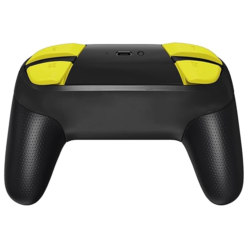 Miniatura 7 de eXtremeRate Girasol Amarillo Reparación ABXY D-pad ZR ZL L R Llaves para Nintendo Switch Pro Controller, DIY Reemplazo de botones de juego completo