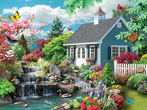 Image of Bits and Pieces - 1000 Piece Jigsaw Puzzle for Adults - Dream Landscape - 1000 pc Spring Scene Jigsaw by Artist Alan Giana