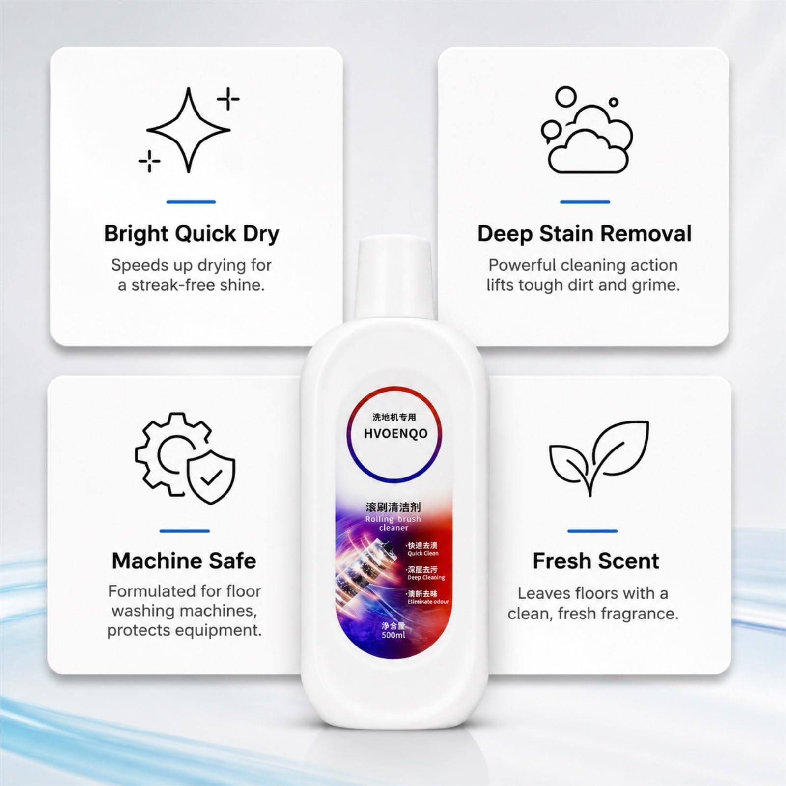 Detergente for Pavimenti, 500ML, 3 Flacone, Compatibile con Tineco | Senza Residui / Senza Aloni, for Tutti Gli Aspirapolvere Robot E Gli Aspirapolvere Senza Fili Umido E Asciutto