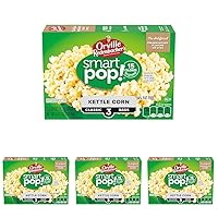 Vista 5 de Orville Redenbacher's Smart Pop! Palomitas de maíz con sabor a mantequilla (paquete de 2) 6 cajas