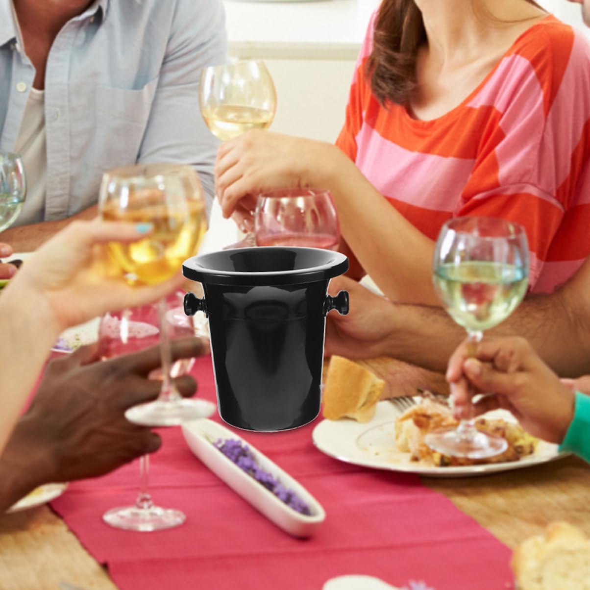 BESTYASH 2pezzi Sputacchiera Rondetta per Degustazione di Vino Secchio per Svuotamento di Sputacchiera Portatile Barile per Conservazione della Birra Accessori per Bar