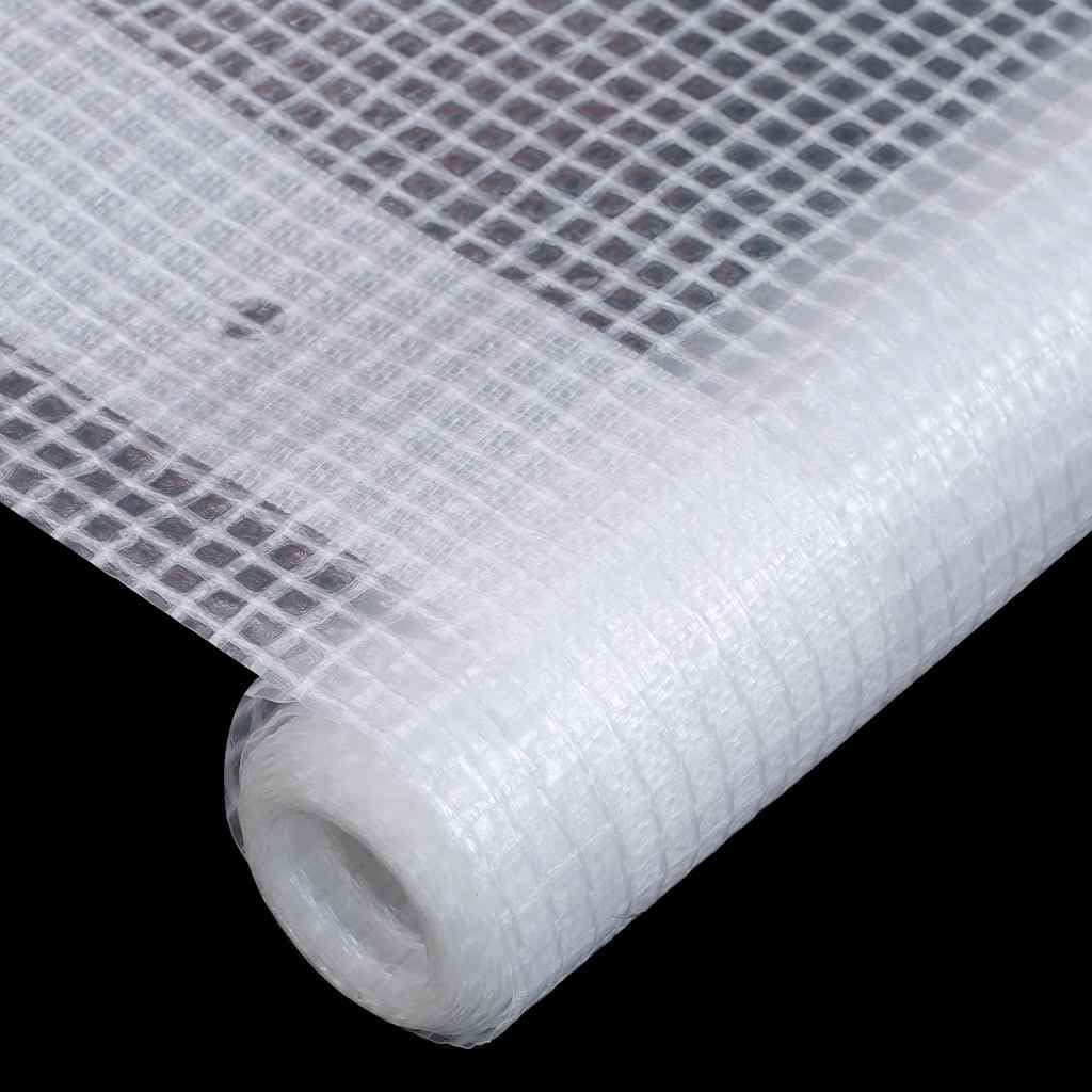 Lot de 2 bâches en maille - 260 g/m² - 4 x 10 m - Blanc