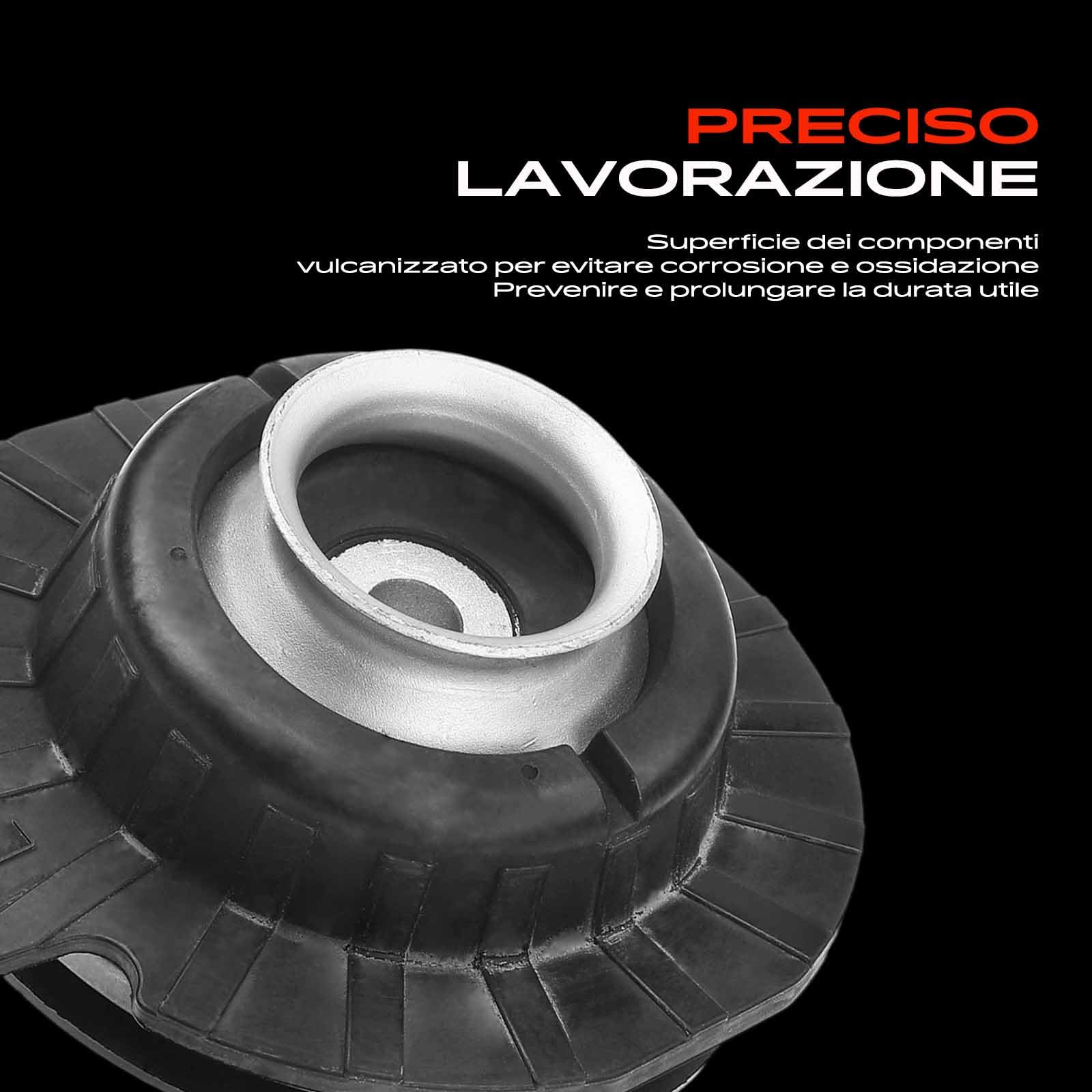 Frankberg Cuscinetto del montante Cuscinetto di supporto della sospensione Anteriore sinistro Compatibile con Giulietta 940 1.4 TB 1.6 JTDM 1.8 TBi 1.4 Bi-Fuel 2.0 JTDM 2010-2020 51805868,50520155