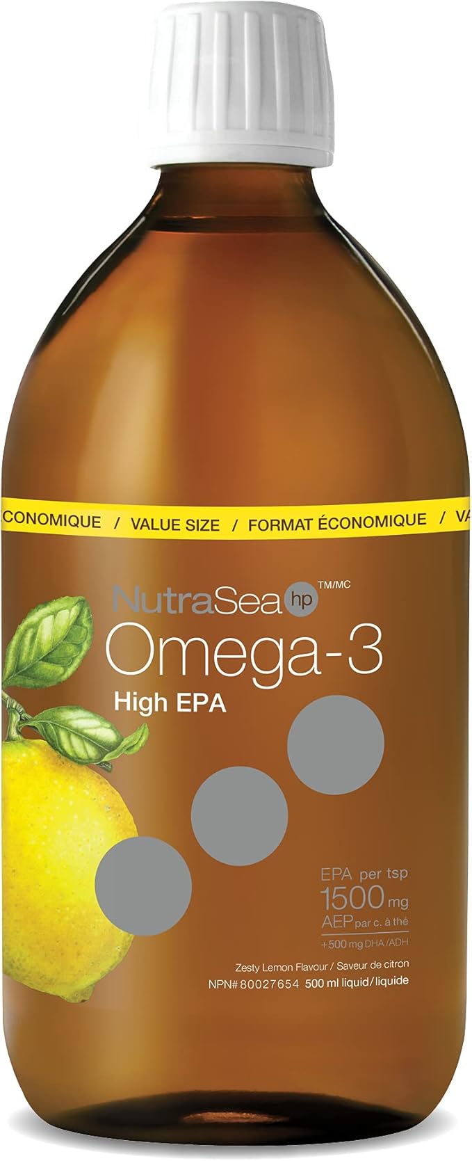 Nature's Way NutraSea hp Omega3 High EPA Omega3 Supplement with