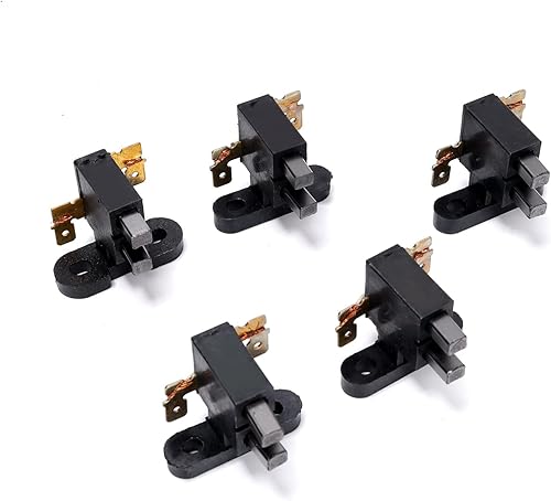 5 cepillos universales de carbono para generador de 2KW 5KW, compatible con Honda 168F188F, 2000-5000W alternador de carbono para escobilla de