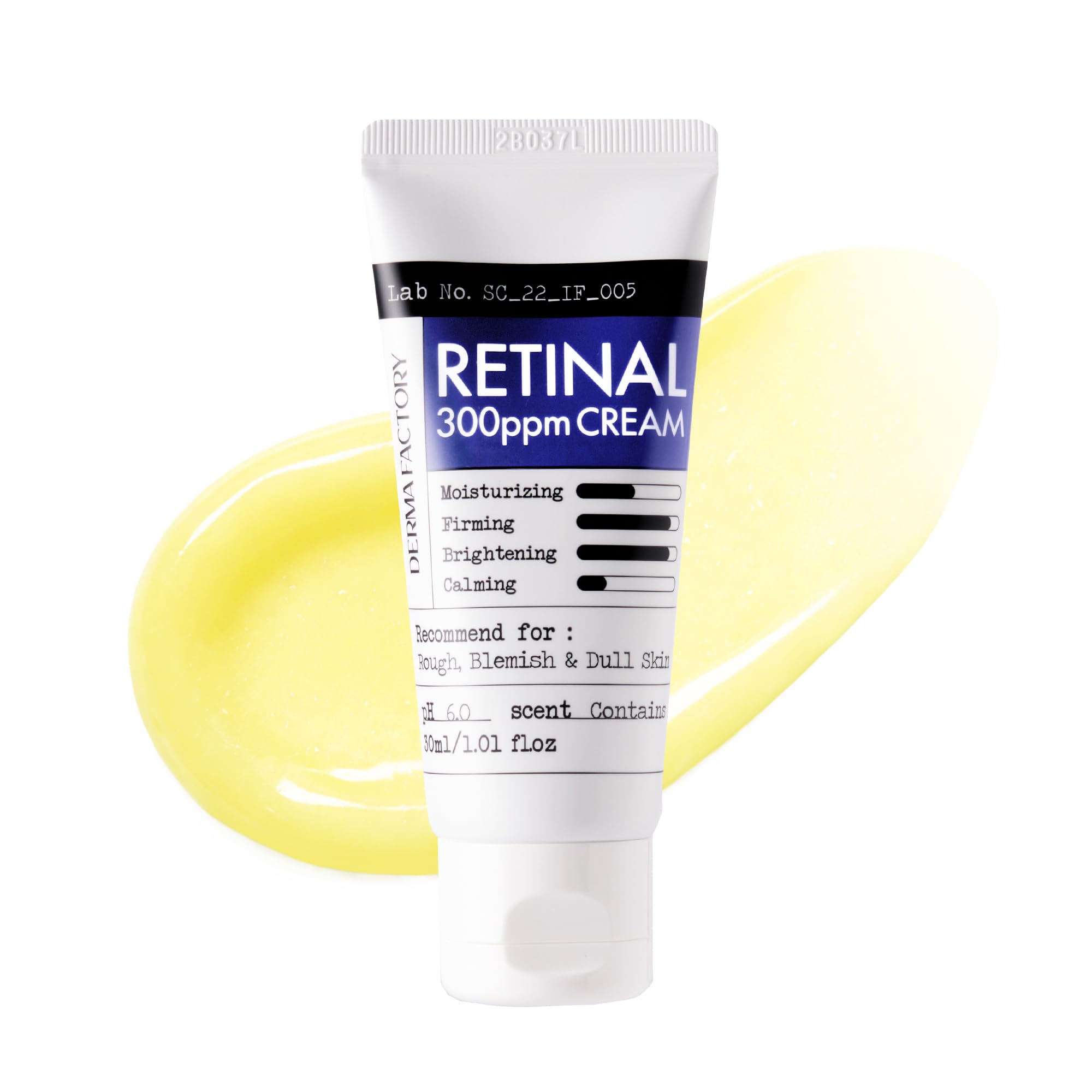 Amazon.com: DERMA FACTORY Retinal Night Cream for Face, Vitamin A