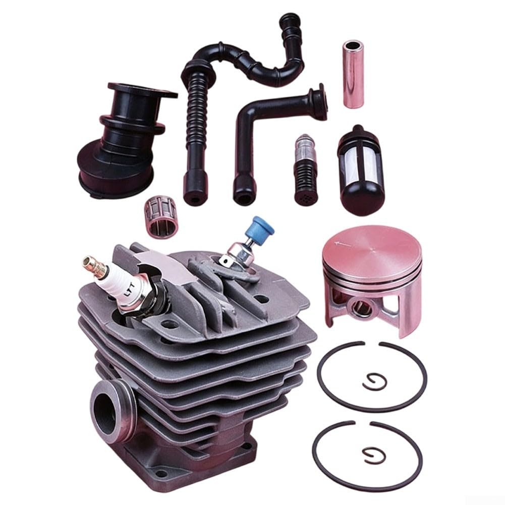 Cilindro para kit de pistón Cilindro de 48 mm para pistón para motosierra MS360 036 034 Salida de potencia mejorada Funcionamiento más suave Eficiencia de combustible mejorada Fácil