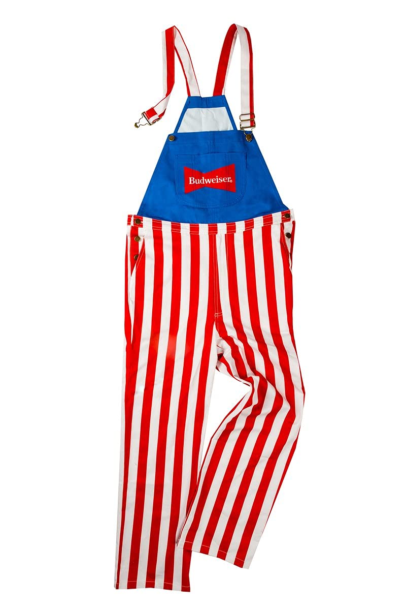 Shinesty Mens Budweiser The Tall Boy USA Overalls