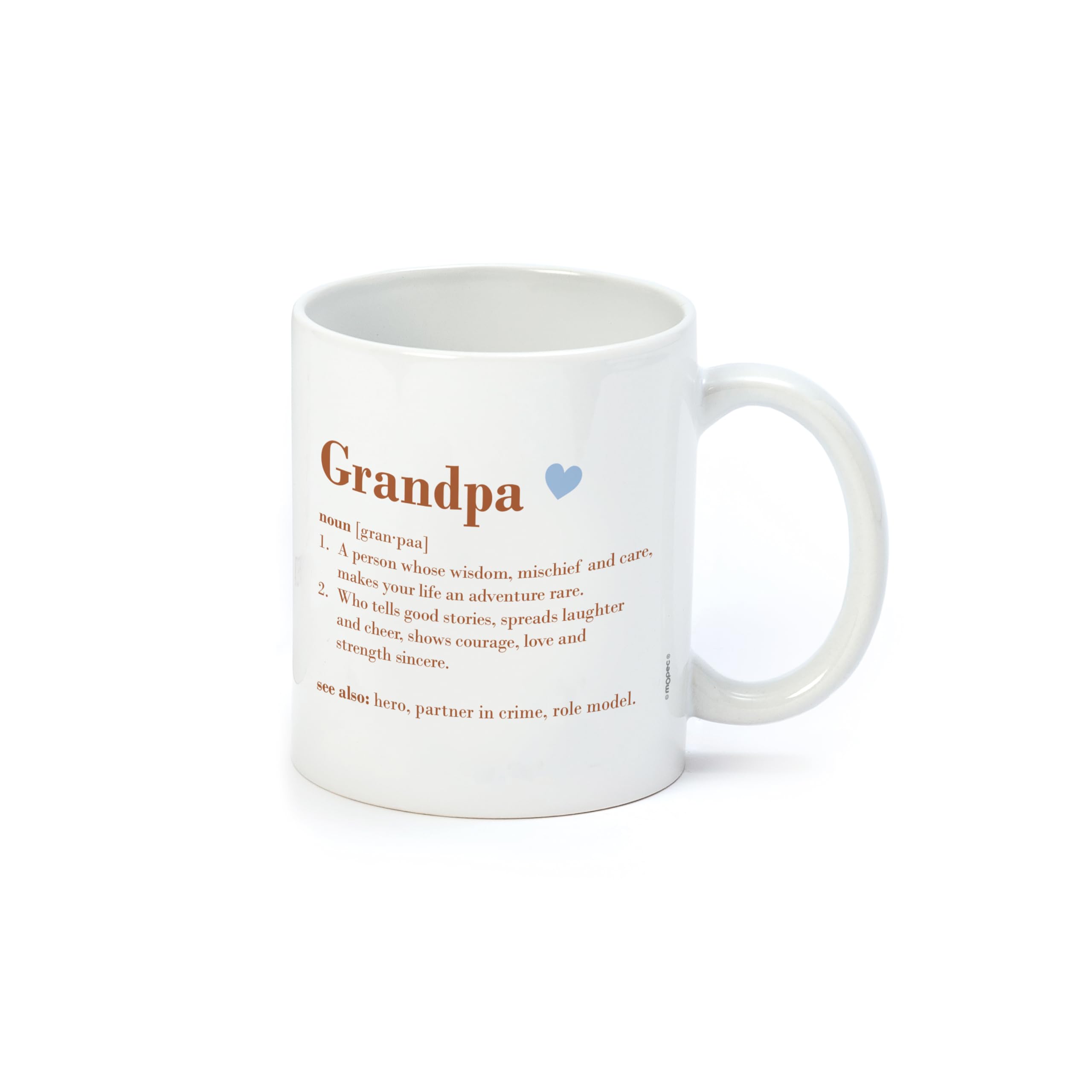 Mopec G4.3 Grandpa Definition Ceramic Mug, Multicolor, 8x8x9.5cm
