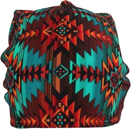 Miniatura 2 de Gorros de punto de invierno nativos americanos para hombres y mujeres gorro indio suave y cálido unisex gorro de punto