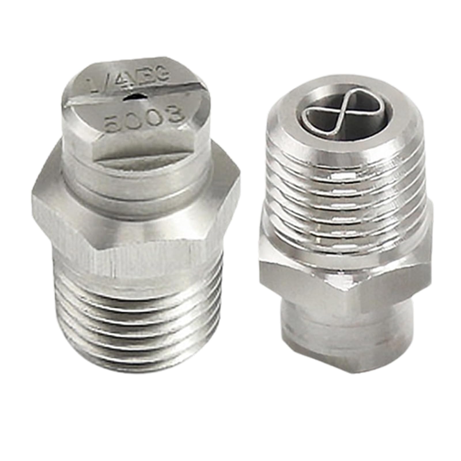 Upgrades Steel Fan Type Sprays Nozzle with Uniform Water Distribution Simple Installs for Various Applications Rustproof Steel
